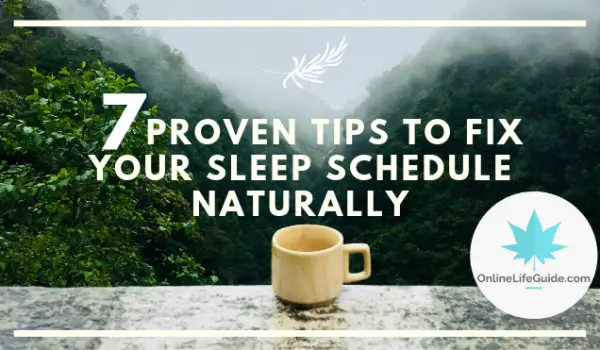 7 Step Guide To Fix Your Sleep Schedule and Reset Your Circadian Rhythm Naturally