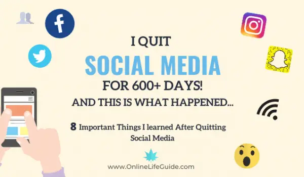 I Quit Social Media for 600+ Days – 8 Major Lessons I Learned