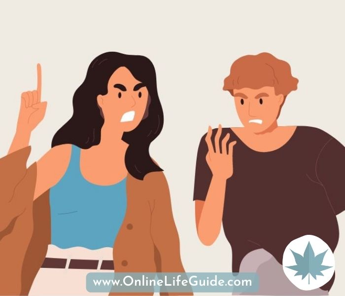  Afraid of your partner's reaction - walking on egg shells