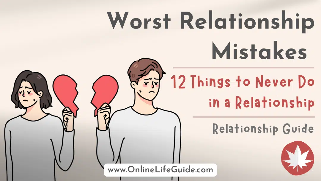12 things that ruin a relationship