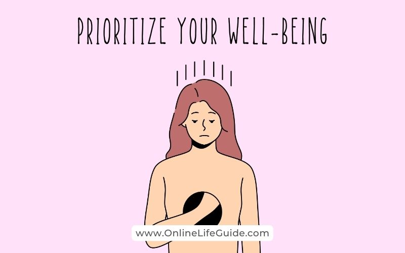 Prioritize your well being