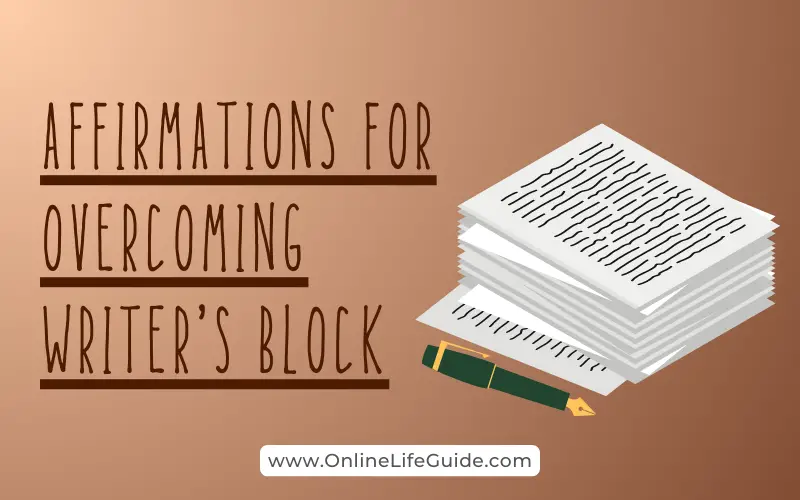 Affirmations for Overcoming Writer’s Block
