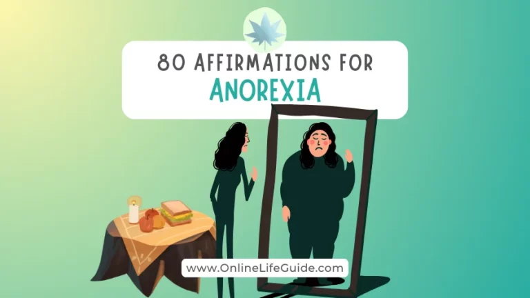 80 Healing Affirmations for Anorexia