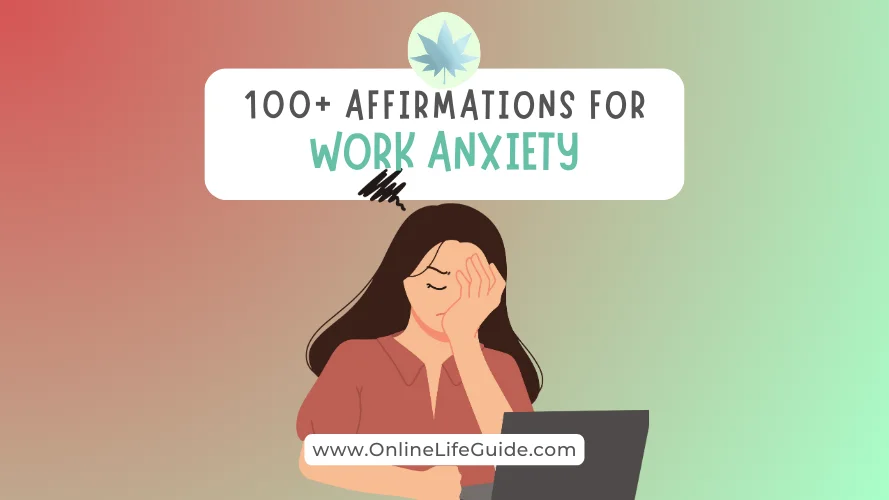 Affirmations for Work Anxiety
