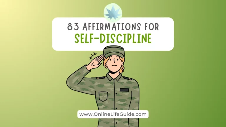 83 Affirmations for Self-Discipline
