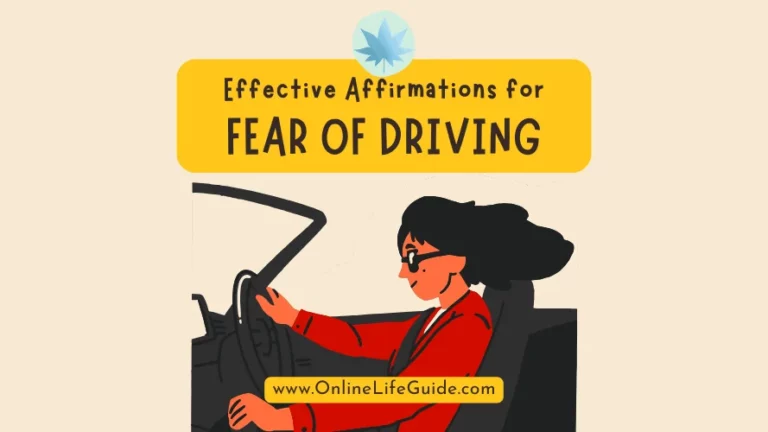 35 Calming Affirmations for Fear of Driving